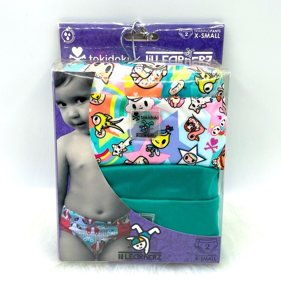KangaCare X Tokidoki Lil Learnerz training pants - TokiSweet (XS - Extra Small) - Picture 1 of 3